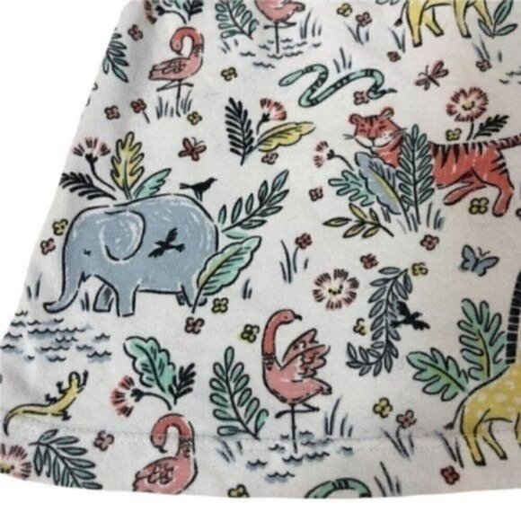 Dylan & Abby Safari Tunic Top size 18M Winged Sleeves Bow On Back - Picture 4 of 8